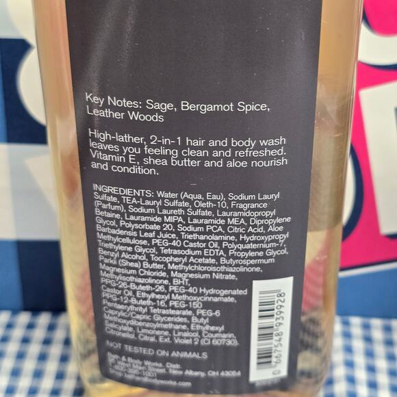 BBW Graphite 2 In 1 Hair & Body Wash + Antiperspirant Deodorant Men's Collection - Picture 3 of 4